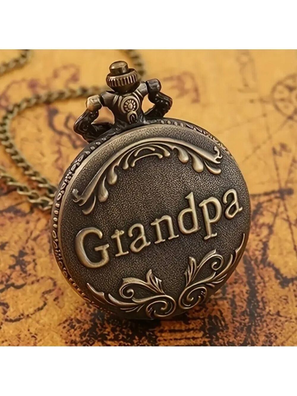 Vintage Style Grandpa Pocket Watch - Picture 8 of 9